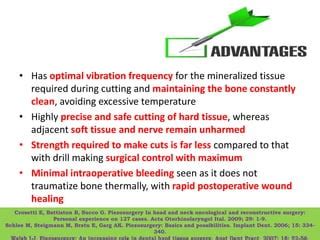 Piezosurgery: basics and possibilities .